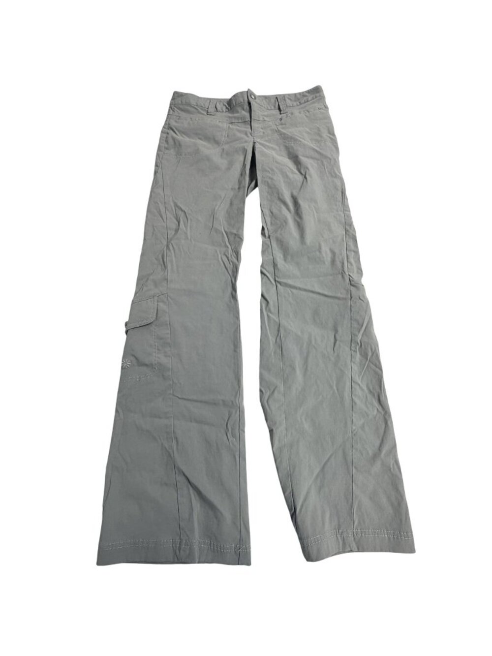 Athleta Dipper Hiking Cargo Pants Women 8 Gray Outdoor Utility Flawed Gorpcore